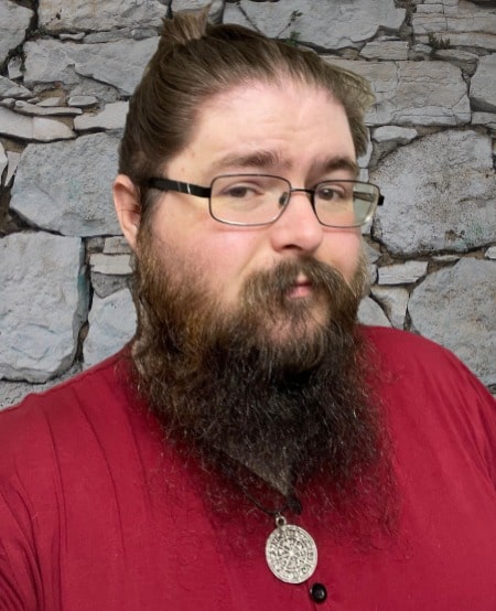 Me in a red shirt